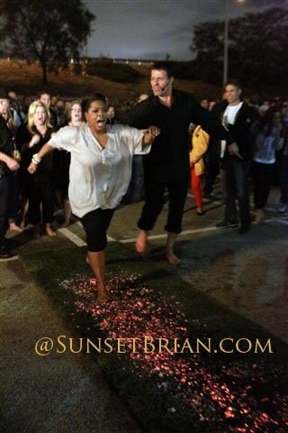 Tony Robbins Oprah Winfrey Firewalk SunsetBrian